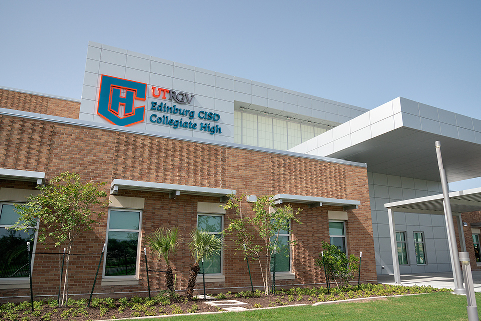 The new UTRGV Edinburg CISD Collegiate High School 