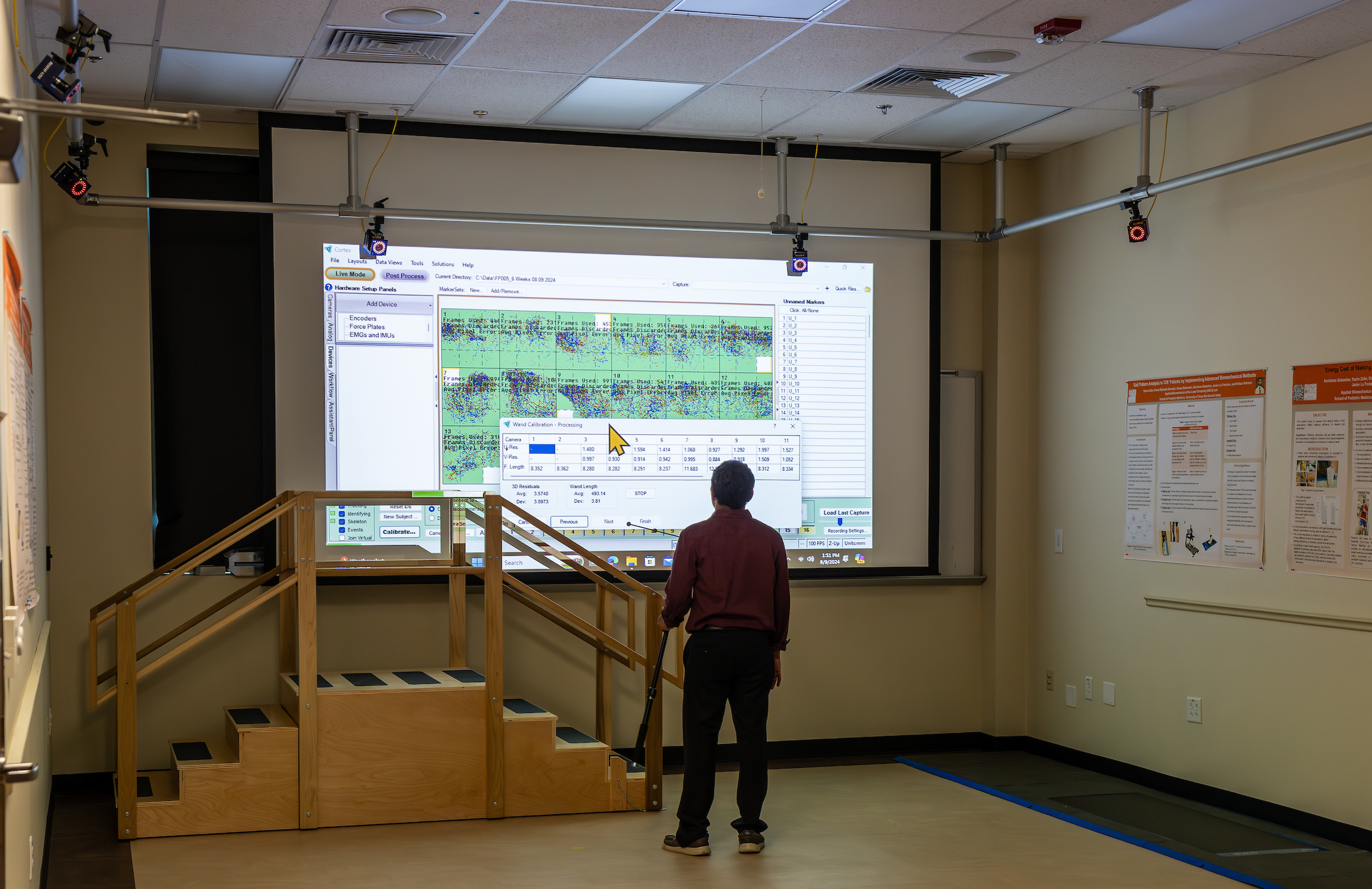 Dr. Hafizur Rahman, assistant professor of Medicine at SOPM and director of the new Applied Biomechanics of the Lower Extremity (ABLE) Laboratory